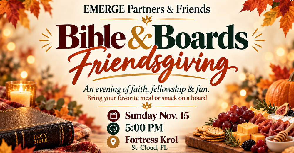 Bibles & Boards Friendsgiving