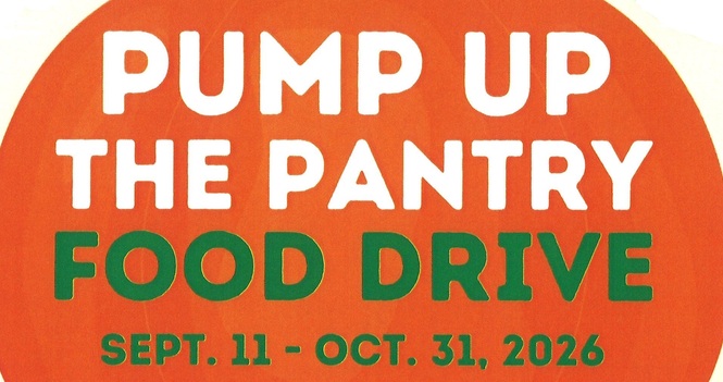 Pump Up The Pantry Food Drive September 11th - October 31st