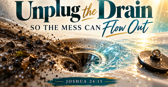 "Unplug the Drain, So the Mess can Flow Out"