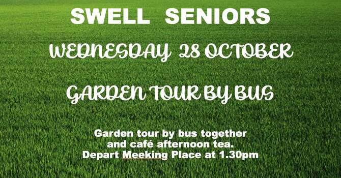 SWELL Seniors Garden Tour by Bus