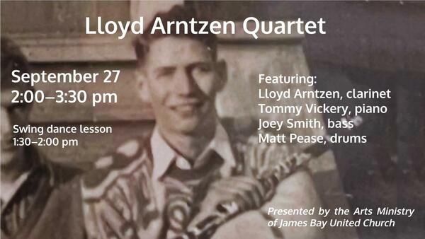 Sunday Jazz Matinee Series: Lloyd Arntzen Quartet 