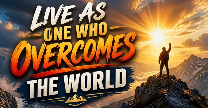 Live as One Who Overcomes the World image