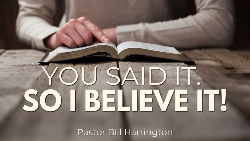 You Said It, I Believe It!