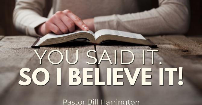 You Said It, I Believe It!