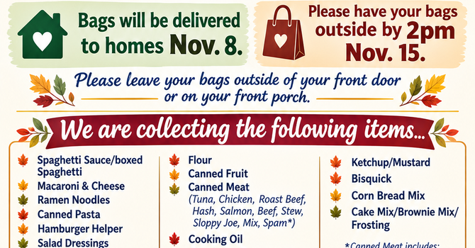 Village Wide Food Drive 2026 image
