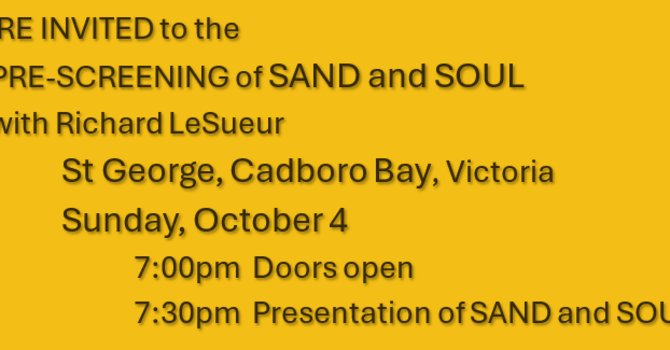 SAND and SOUL - Pre-Screening