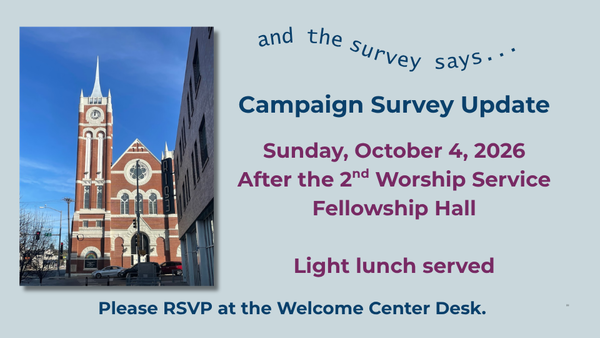 Capital Campaign Survey Update