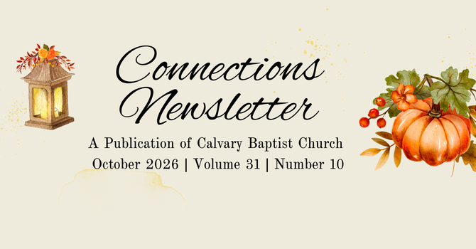 Connections Newsletter image