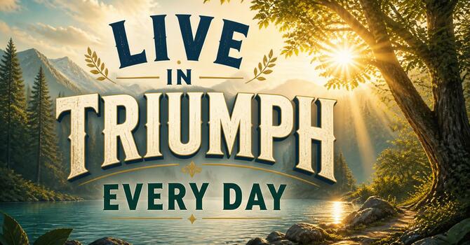 Live in Triumph Every Day image