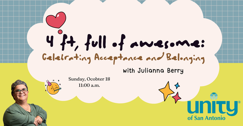 4 ft, full of awesome: Celebrating Acceptance and Belonging