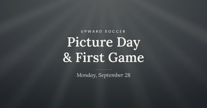 Soccer Picture Day & First Game