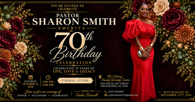 Pastor Emertus Sharon Smith 