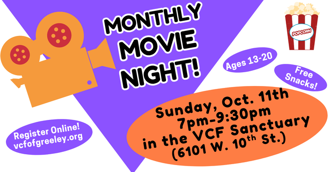 Youth & Young Adults Movie Night!