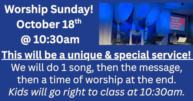 Worship Sunday