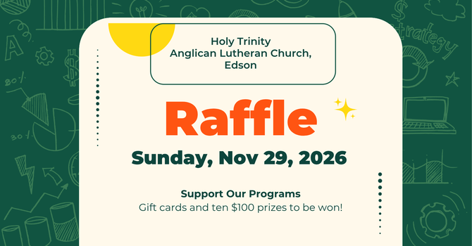 Holy Trinity Edson Holding Gift Card Raffle