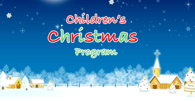 Christmas Cantata and Children's Program