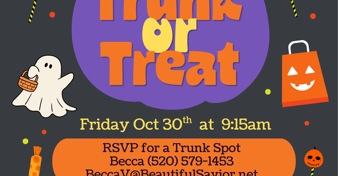 Trunk or Treat at our Academy