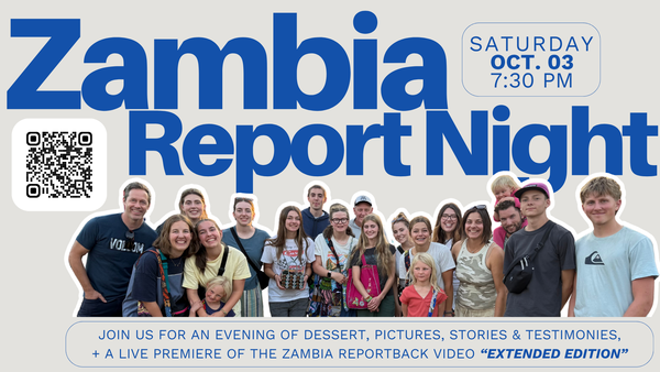 Zambia Report Dessert Night