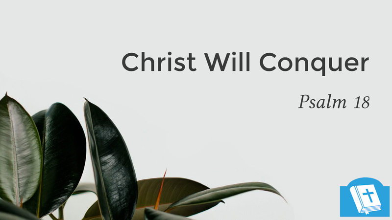Christ Will Conquer