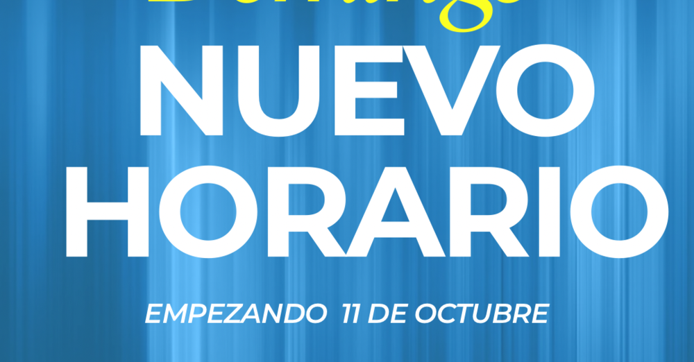 NUEVO HORARIO DE SERVICIO