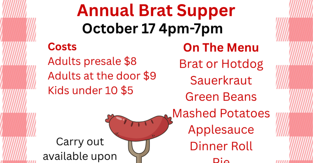 Brat Supper