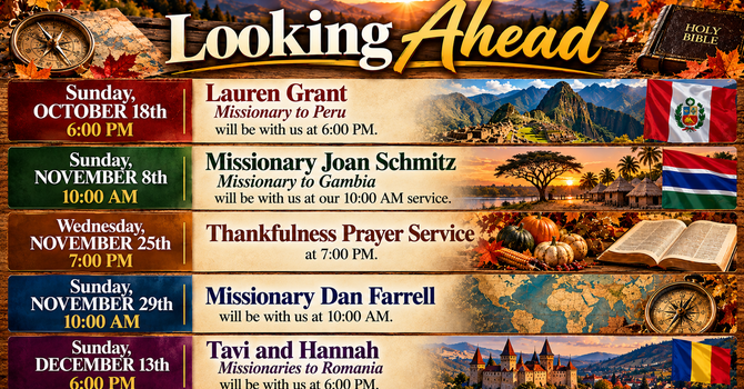 Upcoming Events This Fall