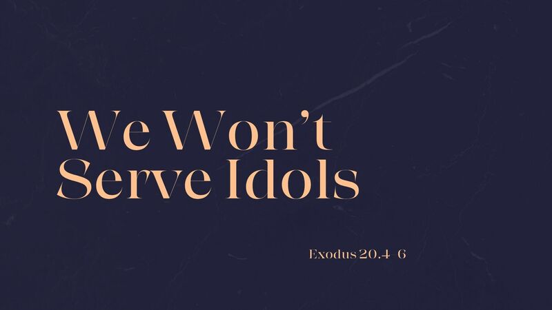 We Won't Service Idols