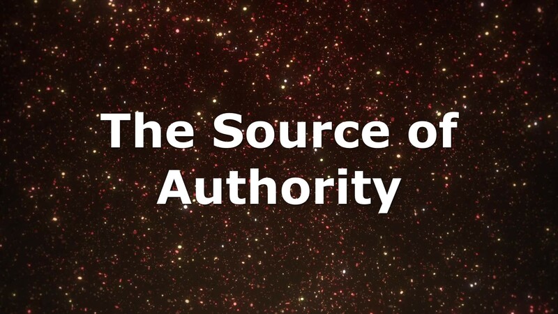 The Source of Authority