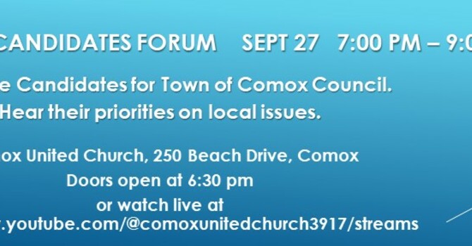 All-Candidates Forum!