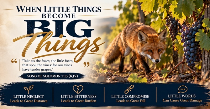 WHEN LITTLE THINGS BECOME BIG THINGS