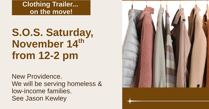 S.O.S. Saturday, November 14th  