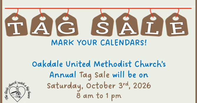 Our Annual Tag Sale!