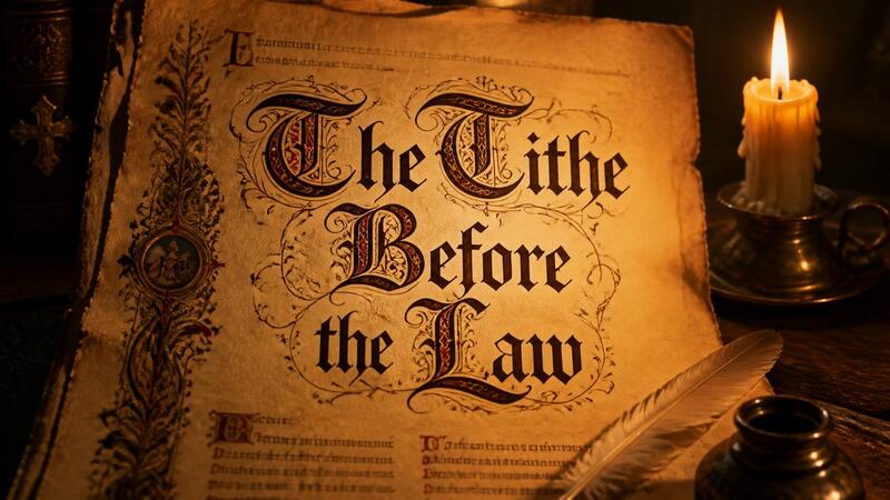 The Tithe Before the Law