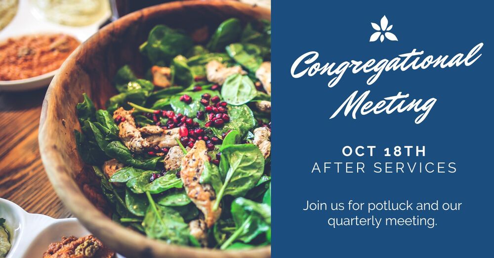 Congregational Meeting & Potluck