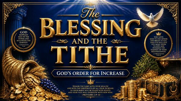 The Blessing and the Tithe: God’s Order for Increase