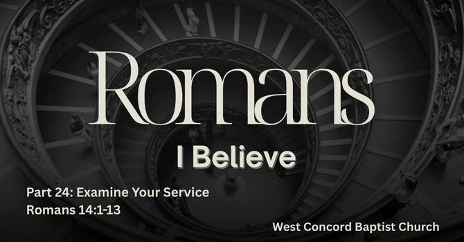 Examine Your Service