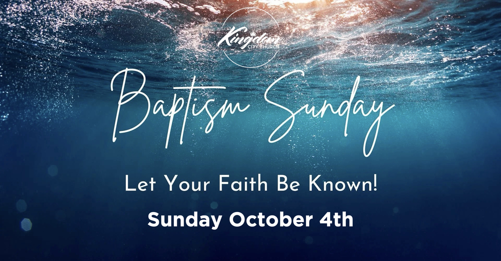 Baptism Sunday