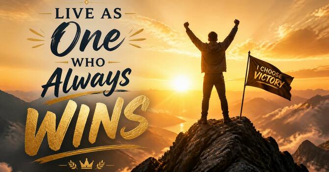 Live as One Who Always Wins image