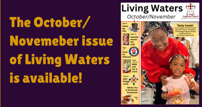 Living Waters October/November Edition 