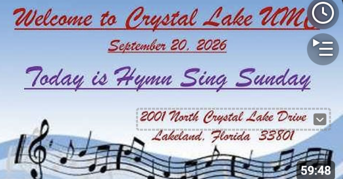 Hymn Sing Sunday