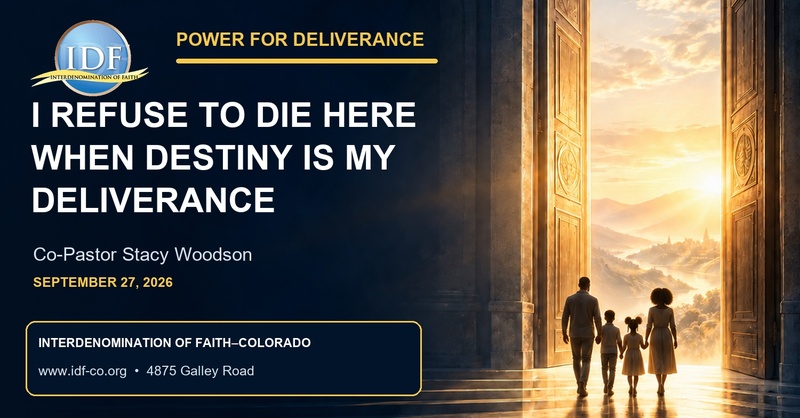 I Refuse to Die Here When Destiny Is My Deliverance