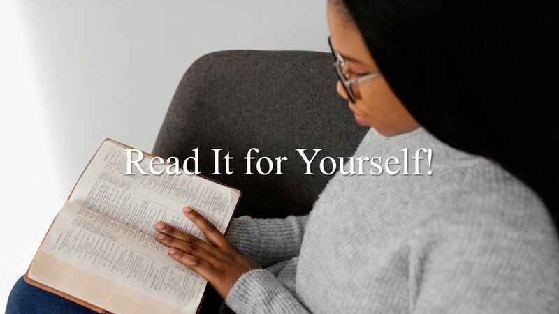  Read It for Yourself!