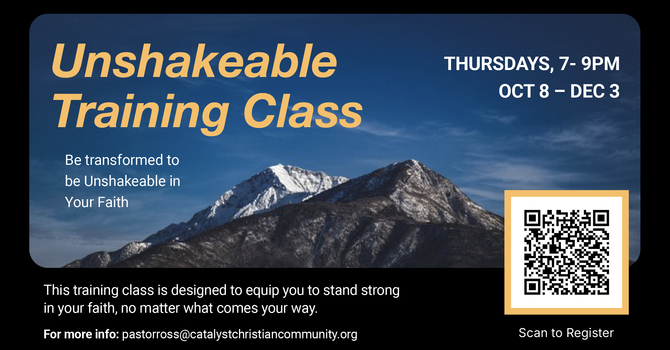 Unshakeable Training Class