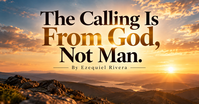 The Calling Is From God, Not Man