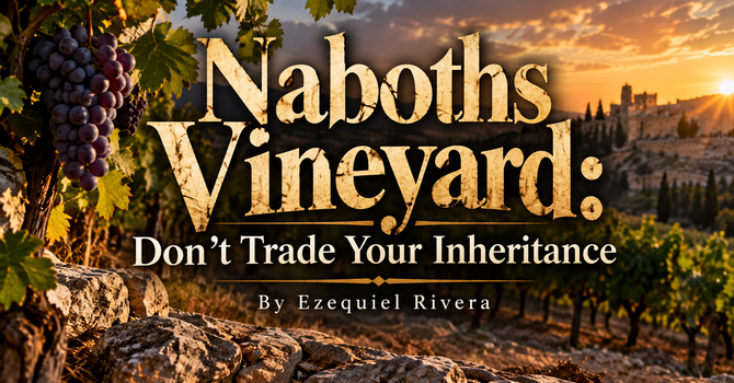 Naboths Vineyard Don’t Trade Your Inheritance