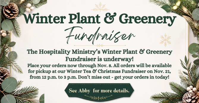 Winter Plant & Greenery Fundraiser