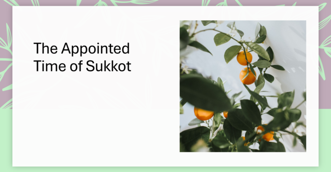 Celebrating God's Appointed Times - Sukkot