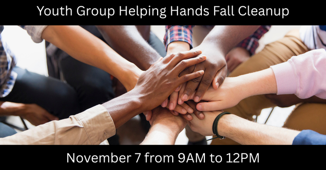 Youth Group Helping Hands Fall Cleanup