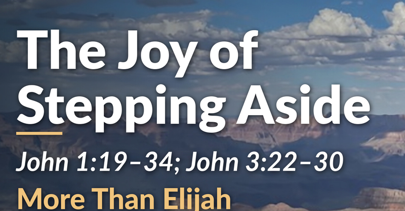 The Joy of Stepping Aside