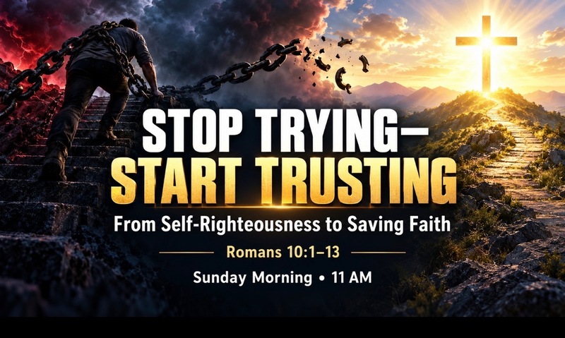 Stop Trying- Start Trusting